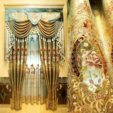 Cortinas de quarto bordadas de luxo cortinas de veludo janelas europeias tule comprar usado  Enviando para Brazil