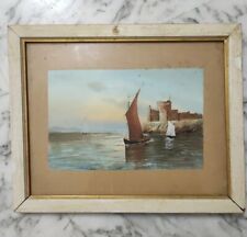 Aquarelle marine ancienne d'occasion  Nice-