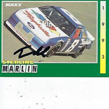 STERLING MARLIN ASSINADO 1993 MAXX GREEN RACING #88 - NASCAR comprar usado  Enviando para Brazil