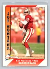 1991 Pacific #1 Joe Montana San Francisco 49ers cartão de futebol, usado comprar usado  Enviando para Brazil