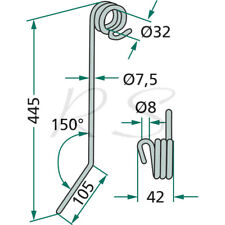 Striegelzinken 5mm passend gebraucht kaufen  Pilsting