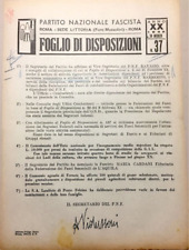 Pnf disposizioni1942 firenze usato  Viterbo