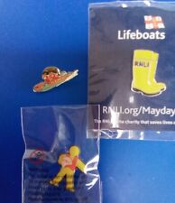 Rnli. pin badges.wellies for sale  IPSWICH