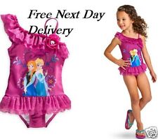 Fato de banho Frozen Elsa Anna babado roxo meninas fantasia de natação Disney novo  comprar usado  Enviando para Brazil
