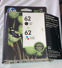 Pacote combo de cartuchos de tinta genuínos HP 62 preto + tricolor N9H64FN comprar usado  Enviando para Brazil