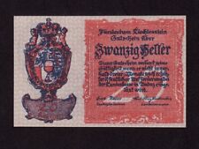 Liechtenstein heller 1920 d'occasion  Expédié en Belgium