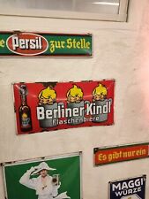 Berliner kindl emailschild gebraucht kaufen  Grünberg