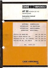 Manual del operador de placa vibratoria Vibromax AT22 segunda mano  Embacar hacia Argentina