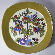Used, FABULOUS LARGE RETRO FIGGJO FLINT CORSICA DESIGN SERVING PLATTER PLATE 11.5" SQ for sale  Shipping to South Africa