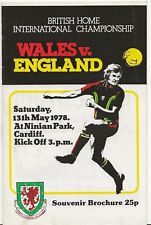 1978 wales england for sale  GLOUCESTER