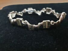 Modernist silver bracelet for sale  DALKEITH