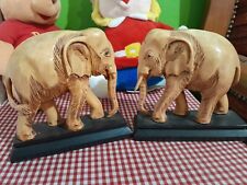 Coppia elefanti resina usato  Torino