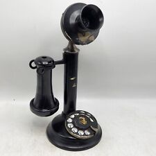 Antique American Automatic Electric Rotary Candlestick Phone w/ Receiver *READ*, used for sale  Shipping to South Africa