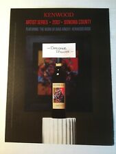 Used, Kenwood 2007 Cabernet Sauvignon Wine Artist Series Dave Kinsey Art Print Ad for sale  Shipping to South Africa