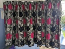 pink damask curtains for sale  NEW MILTON