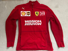Camiseta Scuderia Ferrari Mission Winnow Puma genuína Drivers Team Issue média comprar usado  Enviando para Brazil