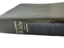 The New Chain Reference Bible Thompson 1964 Kirkbride 58ª impressão preta vintage comprar usado  Enviando para Brazil