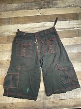 Tripp NYC Men 33 Baggy Shorts Black Punk Gothic Rave Cargo for sale  Shipping to South Africa