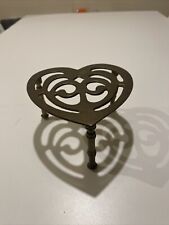 Vintage brass heart for sale  Shipping to Ireland