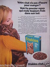 Publicité 1971 friskies d'occasion  Longueil-Sainte-Marie