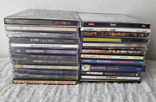 Lote de 25 CDs de Metal Ozzy Sabbath Iron Maiden Korn Coheed Cambria Slip Knot Cooper comprar usado  Enviando para Brazil