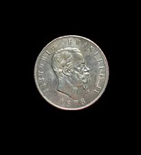 5 lire 1878 usato  Venegono Superiore