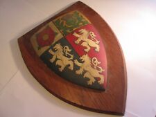 Wooden shield plaque for sale  LOCHGILPHEAD