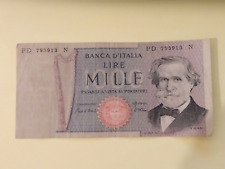 Banconota mille lire usato  Cazzago San Martino