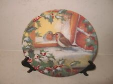 Robin bird plate for sale  WELLINGBOROUGH