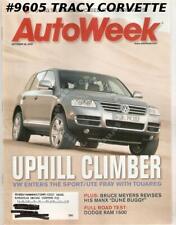 October 2002 autoweek for sale  Roseville