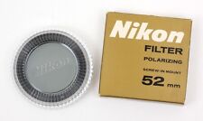 Filtro polarizador Nikon F genuíno 52mm perfeito na caixa comprar usado  Enviando para Brazil