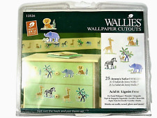 2 Conjuntos Wallies recortes de papel de parede descascáveis pré-colados Jenny's Safari 50 recortes comprar usado  Enviando para Brazil