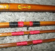 Vintage South Bend No. 59 9' caña de bambú dividida 4 piezas 2 puntas con tubo de almacenamiento segunda mano  Embacar hacia Argentina