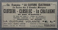 Clotseul closelec andre d'occasion  Expédié en Belgium