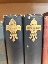 RARO 2 volumes conjunto Les Miserables por Victor Hugo por volta de 1915 livros clássicos vintage comprar usado  Enviando para Brazil