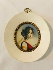 Vintage miniatur malerei gebraucht kaufen  Lahnau