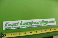 Adesivo vintage para skate Coast Longboarding verde claro Bombing Hills Z36B, usado comprar usado  Enviando para Brazil