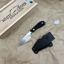 New White River M1 Backpacker Pro Survival Knife Black Textured G10 CPM S35VN for sale  Shipping to South Africa