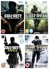 Wii call duty for sale  GLASGOW