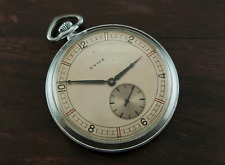 Antigo relógio de bolso CYMA (Tavannes) Art Deco face aberta 48mm. Funcionando! comprar usado  Enviando para Brazil