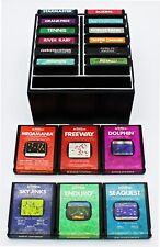Lote de 18 cartuchos de jogos Atari 2600 Activision com organizador comprar usado  Enviando para Brazil