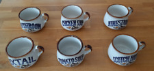 Vintage soup mugs for sale  LLANELLI