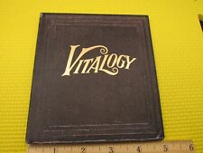 Vitalogy book 1994 for sale  Williamsburg