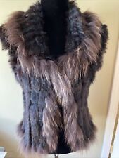 rabbit fur vest for sale  Westport