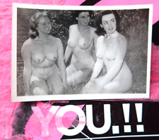 Conjunto de pose peluda nua 5 lindas jovens mulheres 2 fotos 3x4,25 pinup fêmeas nuas comprar usado  Enviando para Brazil