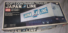 VINTAGE IMAI MODEL KIT.1.28.CONTAINER TRAILER 40FT.'JAPAN LINE' KIT NO B-994. for sale  GLASGOW