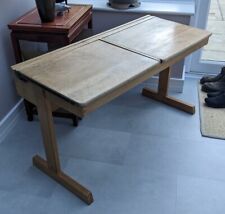 Vintage Double School Desk, Wood for sale  Shipping to South Africa