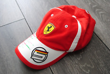 PUMA SF SCUDERIA FERRARI SEBASTIAN VETTEL #5 FORMULA 1 CAP HAT RED RACING ADULT for sale  Shipping to South Africa