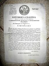 X923 repubblica cisalpina usato  Italia