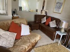 Leather corner suite for sale  HULL